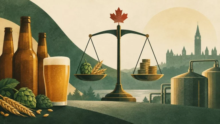 Accises sur la bière : le signal canadien