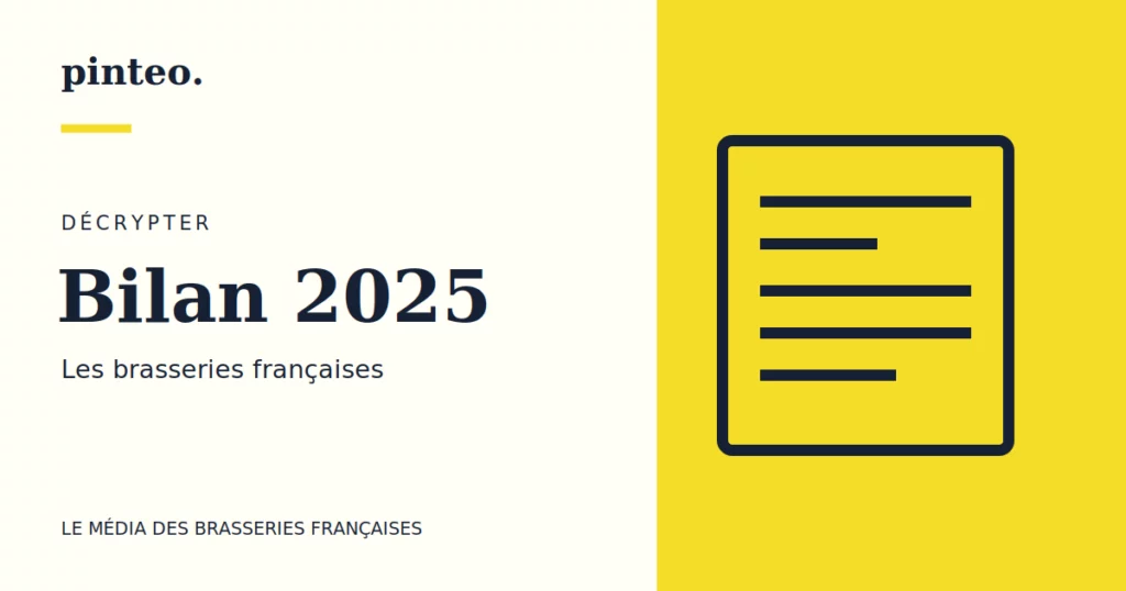 Illustration Pinteo : Bilan 2025 : presque autant de fermetures que d’ouvertures de brasseries