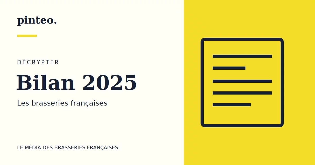 Illustration Pinteo : Bilan 2025 : presque autant de fermetures que d’ouvertures de brasseries