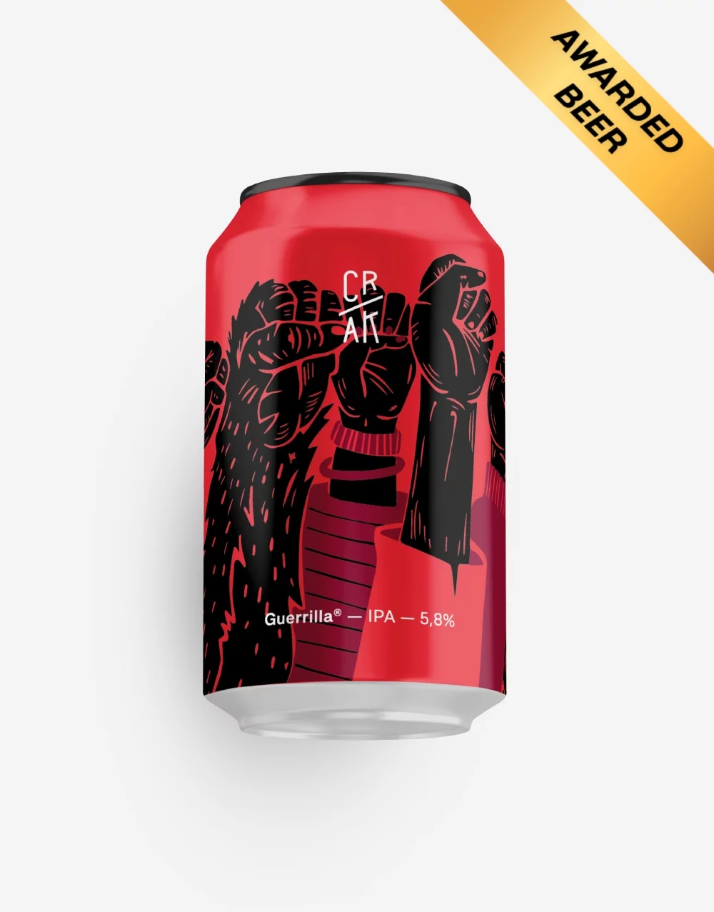 Canette de Guerrilla, IPA de CRAK Brewery
