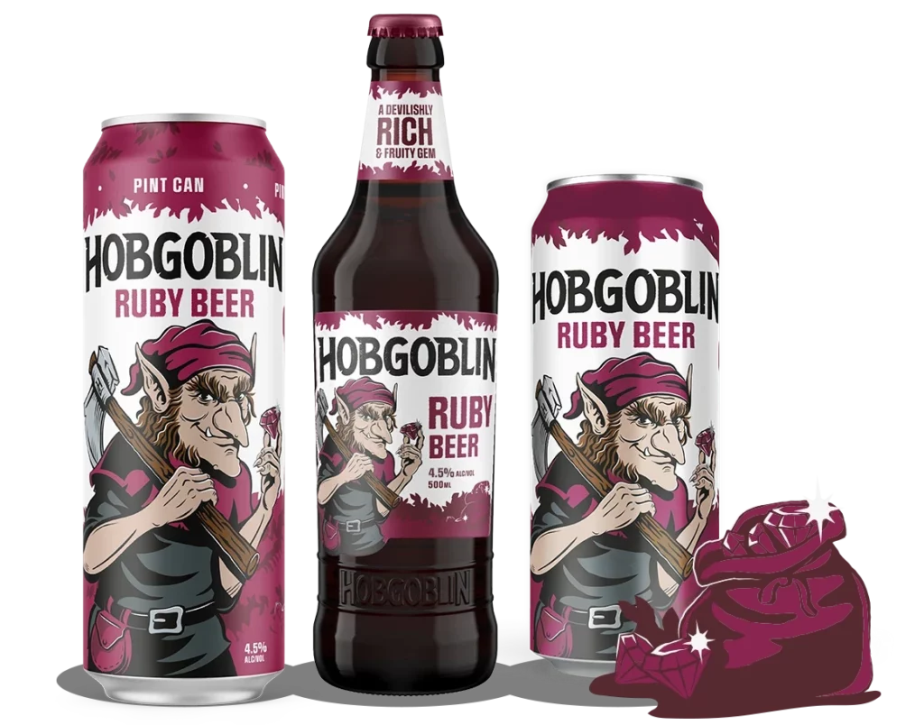 Hobgoblin Ruby, marque que Carlsberg prévoit de conserver