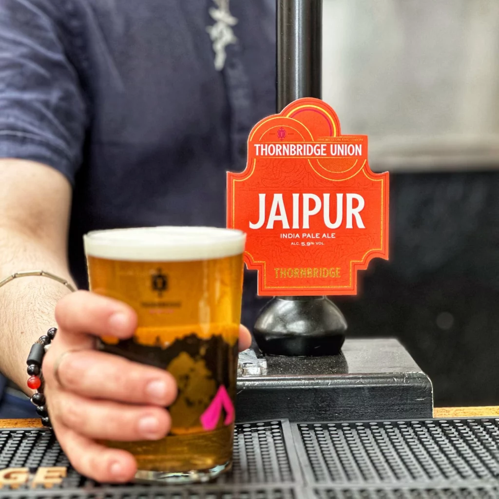 Jaipur brassée sur le Burton Union chez Thornbridge
