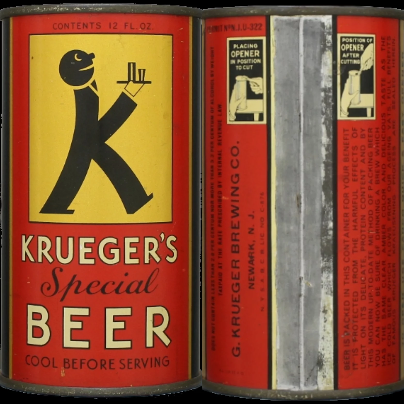 Prototype Krueger Special Beer de 1933