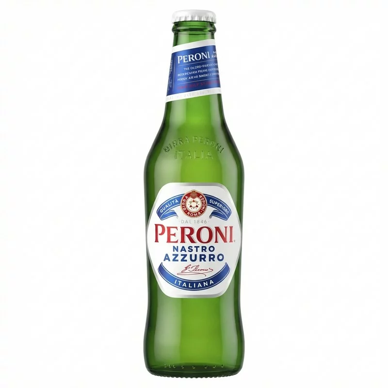 Bouteille verte de Peroni Nastro Azzurro